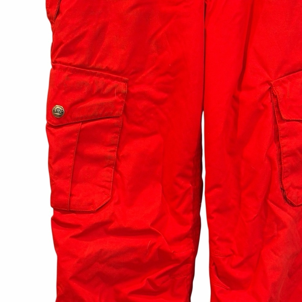 Paul Frank boys deluxe snow ski snowboard red black pants Medium. - Picture 5 of 9